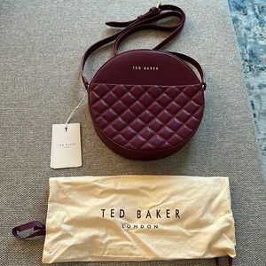 NWT Quilted Circle Small Crossbody- TED BAKER